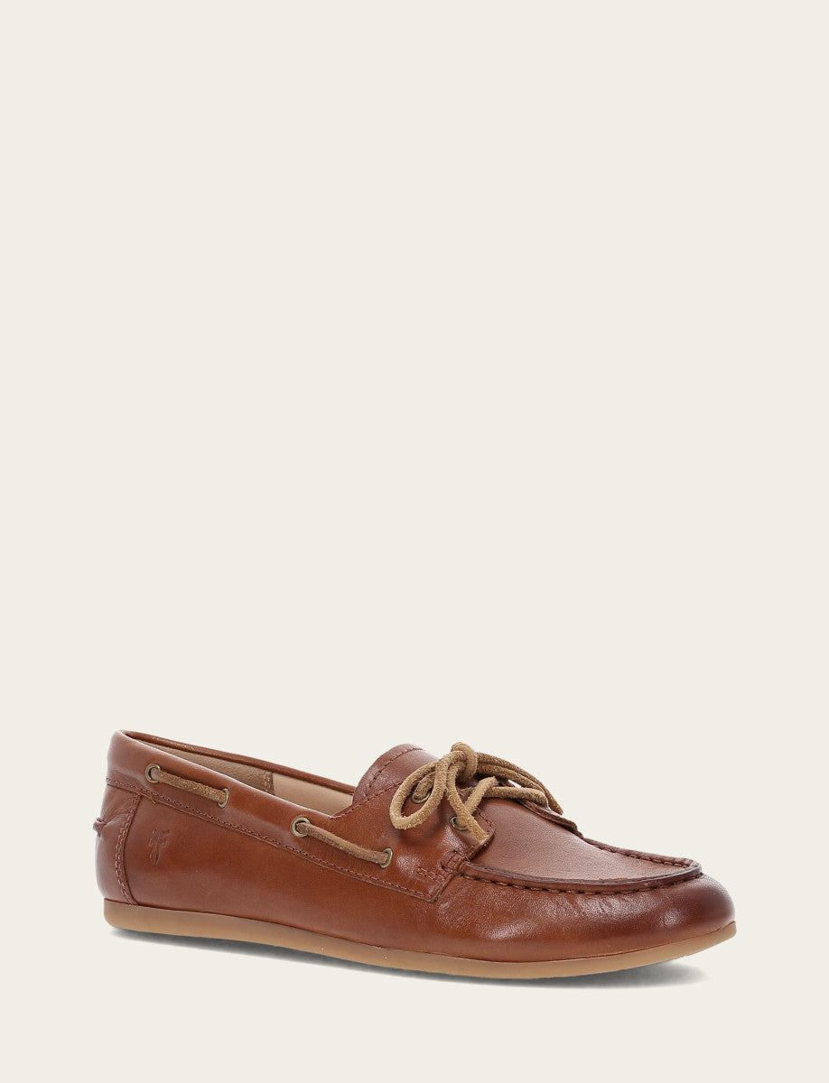 Women's Cinnamon Naya Boat Shoes | Frye Premium