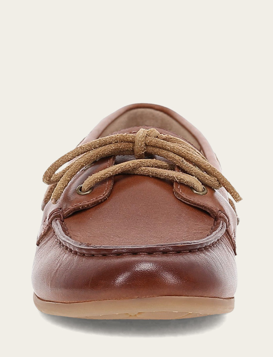 Women's Cinnamon Naya Boat Shoes | Frye Premium