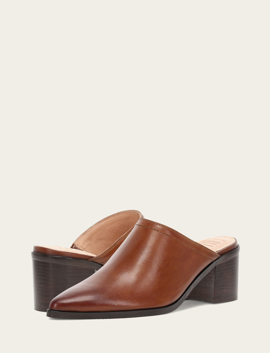 Women's Cinnamon Sadie Mules | Frye Top Pick