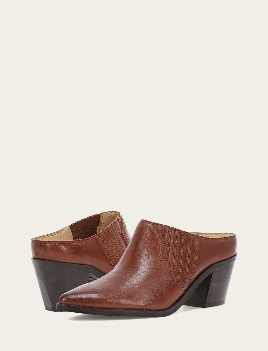 Women's Cinnamon Sara Western Mules | Frye Great Value