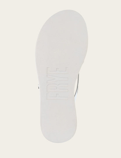 Women's Silver Maya Buckle Thong Sandals | Frye Featured