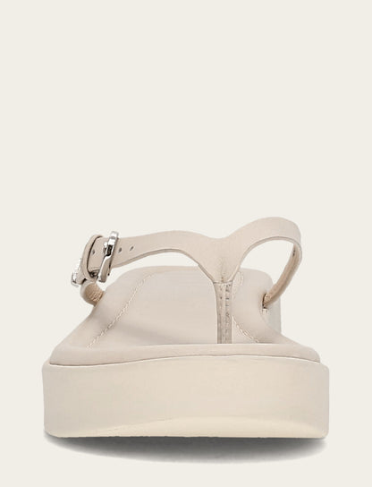 Women's Ivory Maya Buckle Thong Sandals | Frye Exclusive