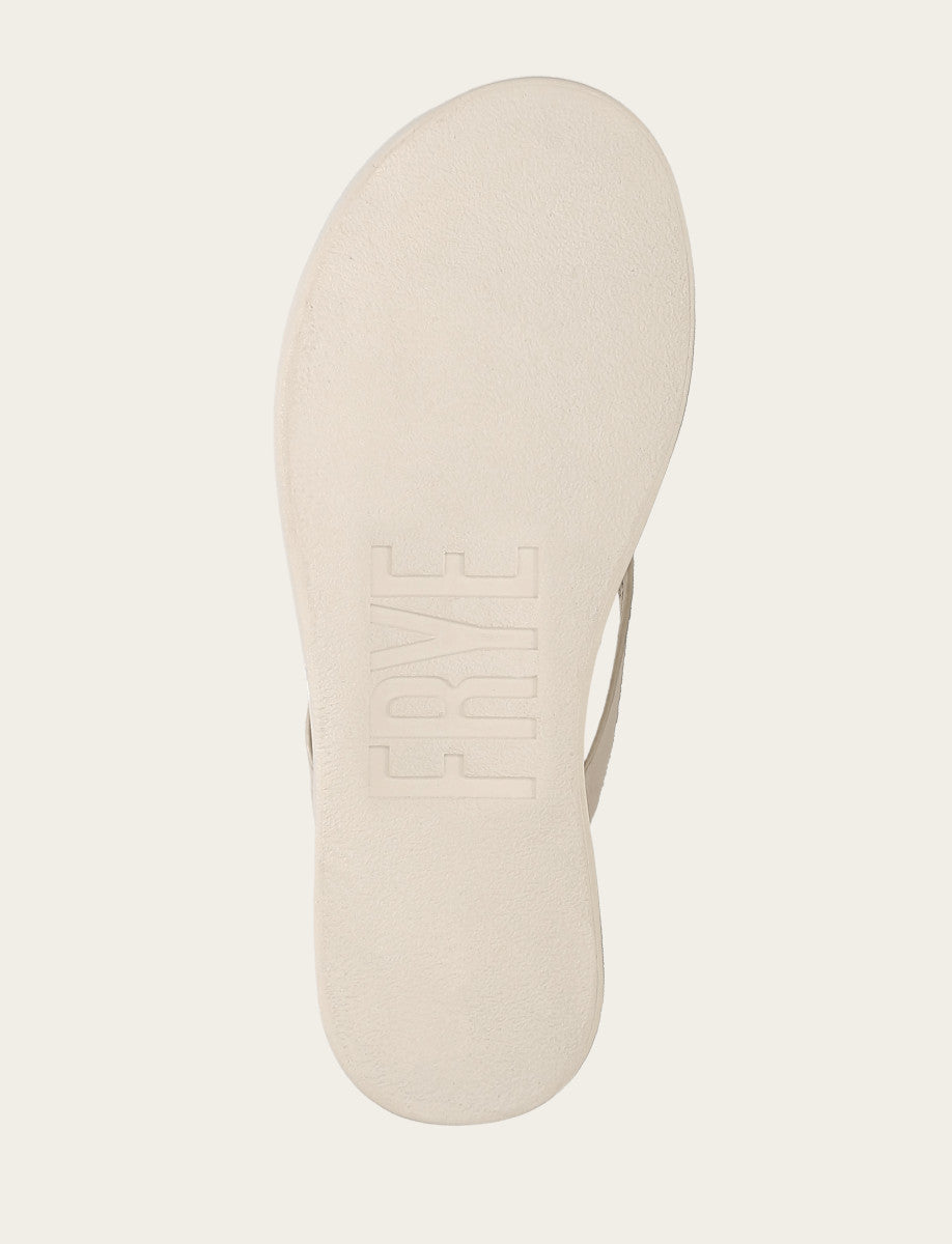 Women's Ivory Maya Buckle Thong Sandals | Frye Exclusive