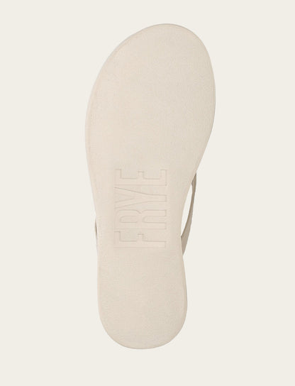Women's Ivory Maya Buckle Thong Sandals | Frye Exclusive