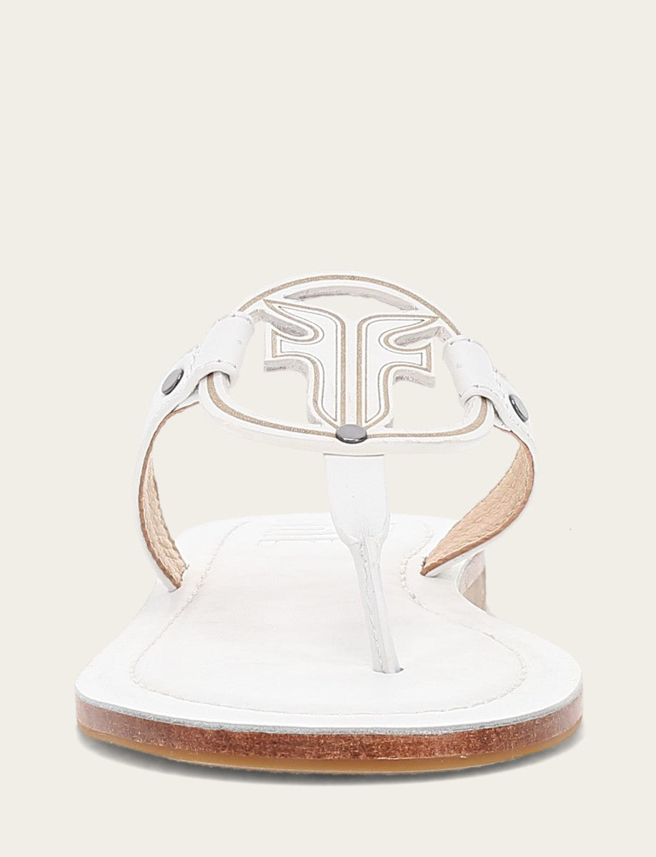 Women's White Taylor Logo Sandals | Frye Sale