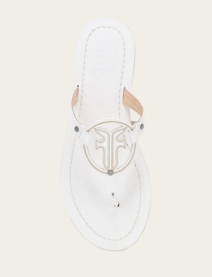Women's White Taylor Logo Sandals | Frye Sale