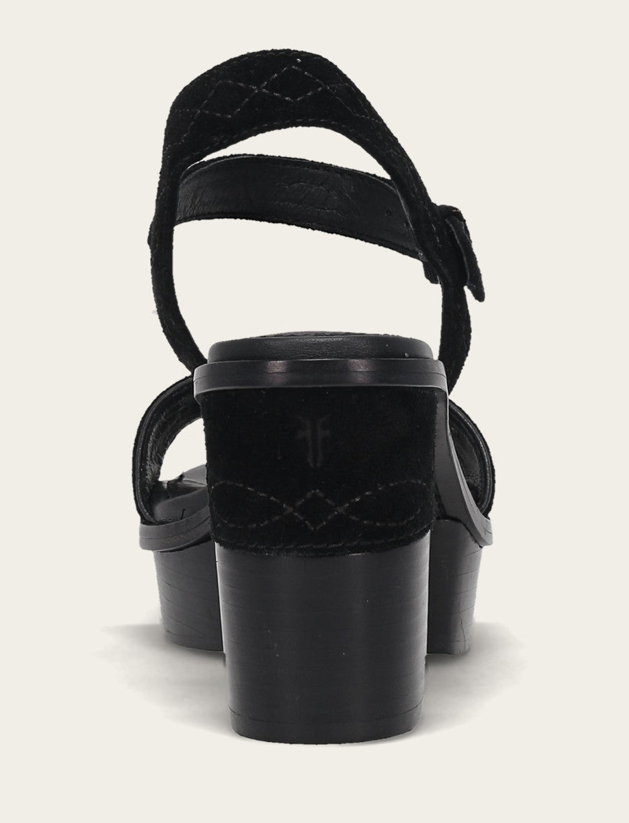Women’s Black Pipa Woodstock Sandals | Frye Smart Buy