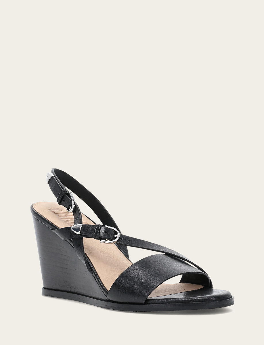 Women's Black Rachel Buckle Sandals | Frye Trusted