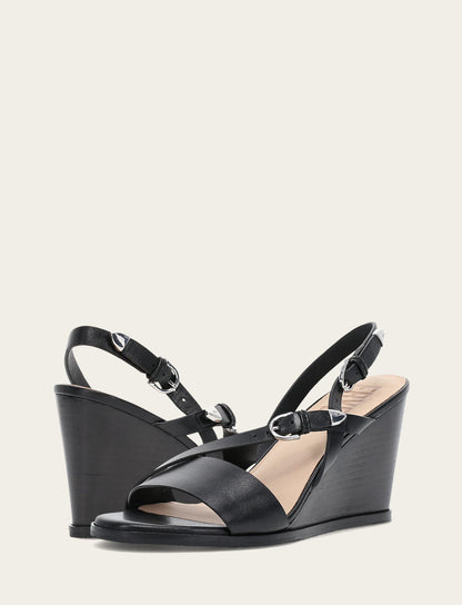 Women's Black Rachel Buckle Sandals | Frye Trusted