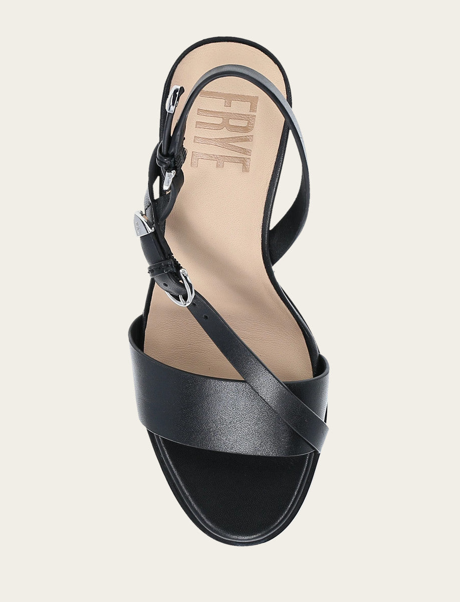 Women's Black Rachel Buckle Sandals | Frye Trusted