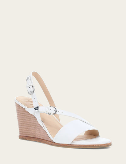Women's White Rachel Buckle Sandals | Frye Quality
