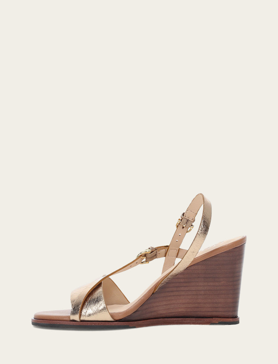 Women's Dark Gold Rachel Buckle Sandals | Frye Deals