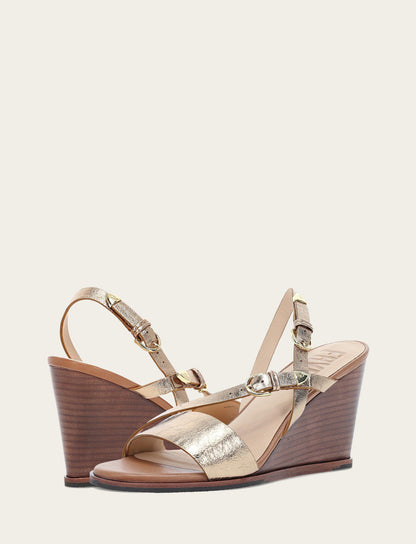 Women's Dark Gold Rachel Buckle Sandals | Frye Deals