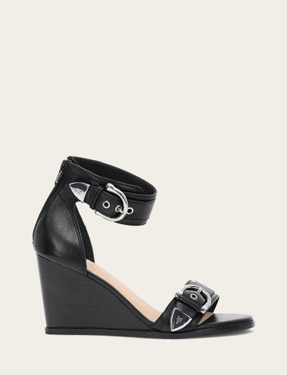 Women's Black Rachel 2 Piece Sandals | Frye Premium