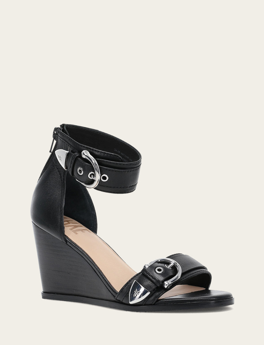 Women's Black Rachel 2 Piece Sandals | Frye Premium