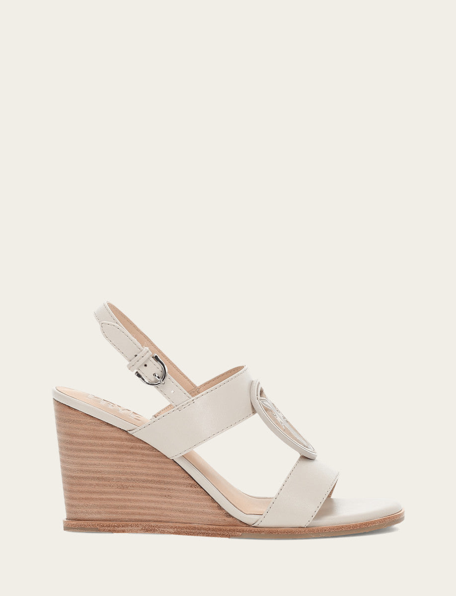 Women's Ivory Rachel Logo Sandals | Frye Premium
