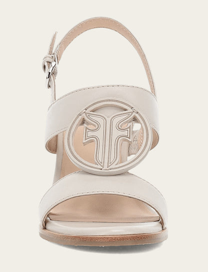 Women's Ivory Rachel Logo Sandals | Frye Premium