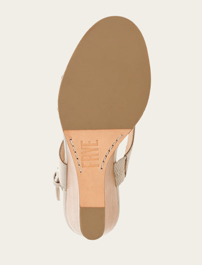 Women's Ivory Rachel Logo Sandals | Frye Premium