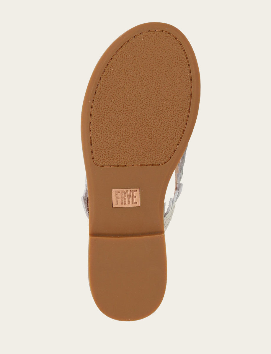 Women's White Ava Fringe Sandals | Frye Trusted