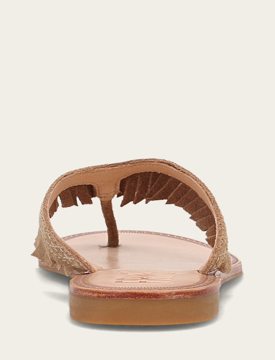 Women's Almond Ava Fringe Sandals | Frye New