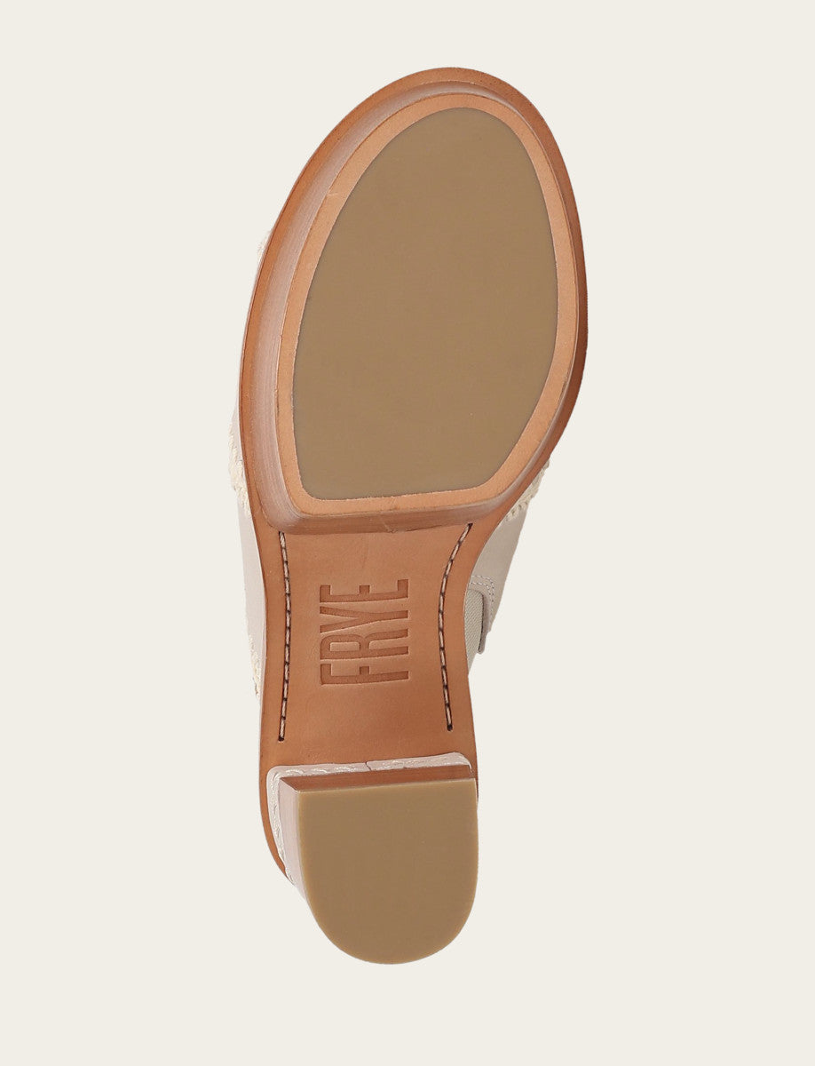 Women's Ivory Pipa Crochet Platform Sandals | Frye New