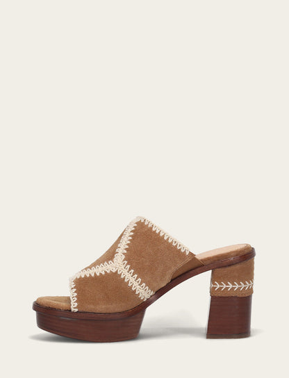 Women's Almond Pipa Crochet Platform Sandals | Frye Exclusive