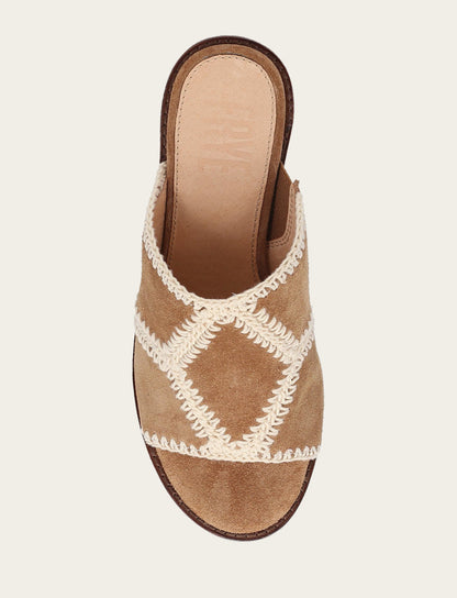 Women's Almond Pipa Crochet Platform Sandals | Frye Exclusive