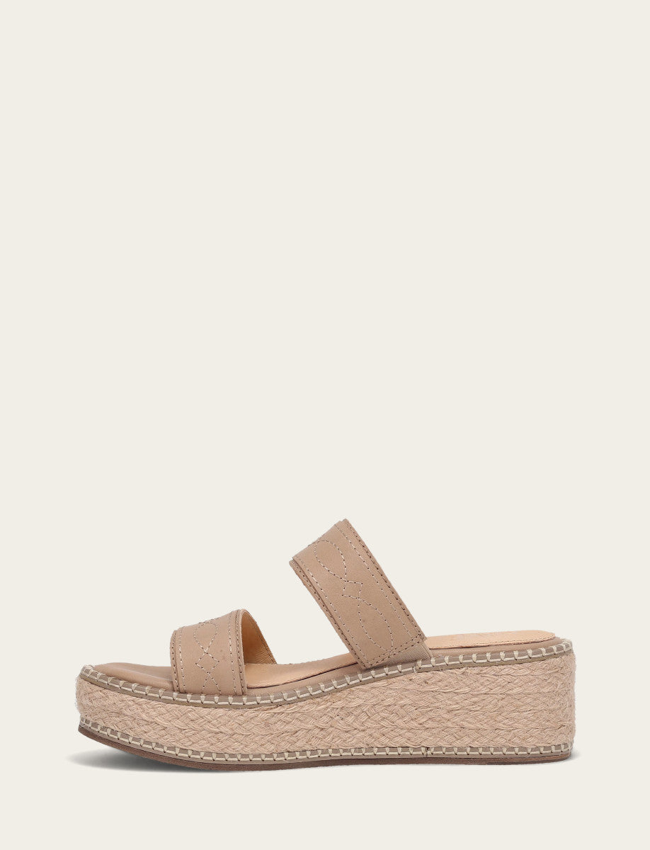 Women's Clay Joy Woodstock 2 Band Platform Slide Sandals | Frye Featured