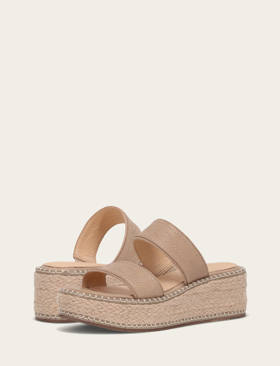 Women's Clay Joy Woodstock 2 Band Platform Slide Sandals | Frye Featured