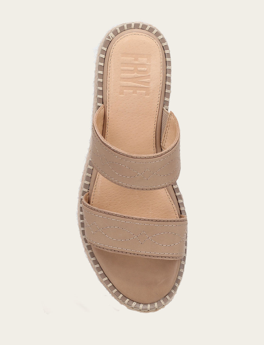 Women's Clay Joy Woodstock 2 Band Platform Slide Sandals | Frye Featured