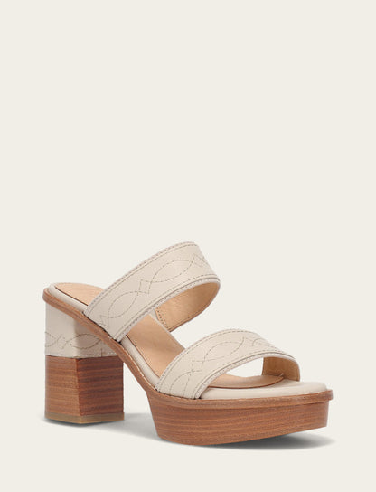 Women's Ivory Pipa Woodstock 2 Band Platform Sandals | Frye Special Offer