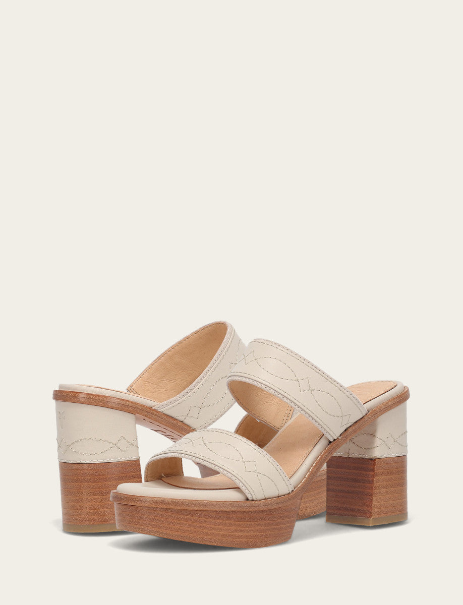 Women's Ivory Pipa Woodstock 2 Band Platform Sandals | Frye Special Offer