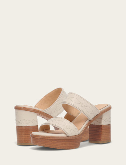Women's Ivory Pipa Woodstock 2 Band Platform Sandals | Frye Special Offer