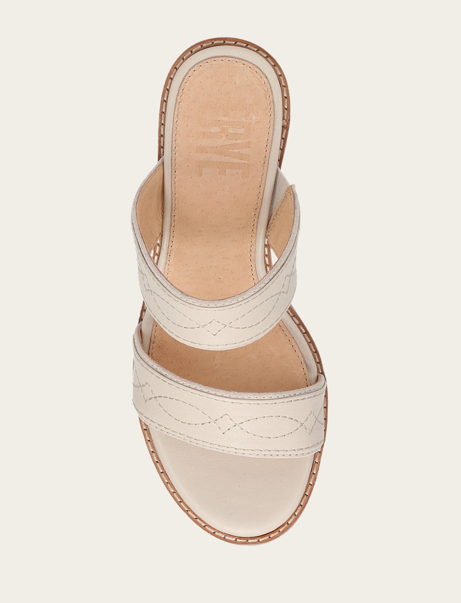 Women's Ivory Pipa Woodstock 2 Band Platform Sandals | Frye Special Offer