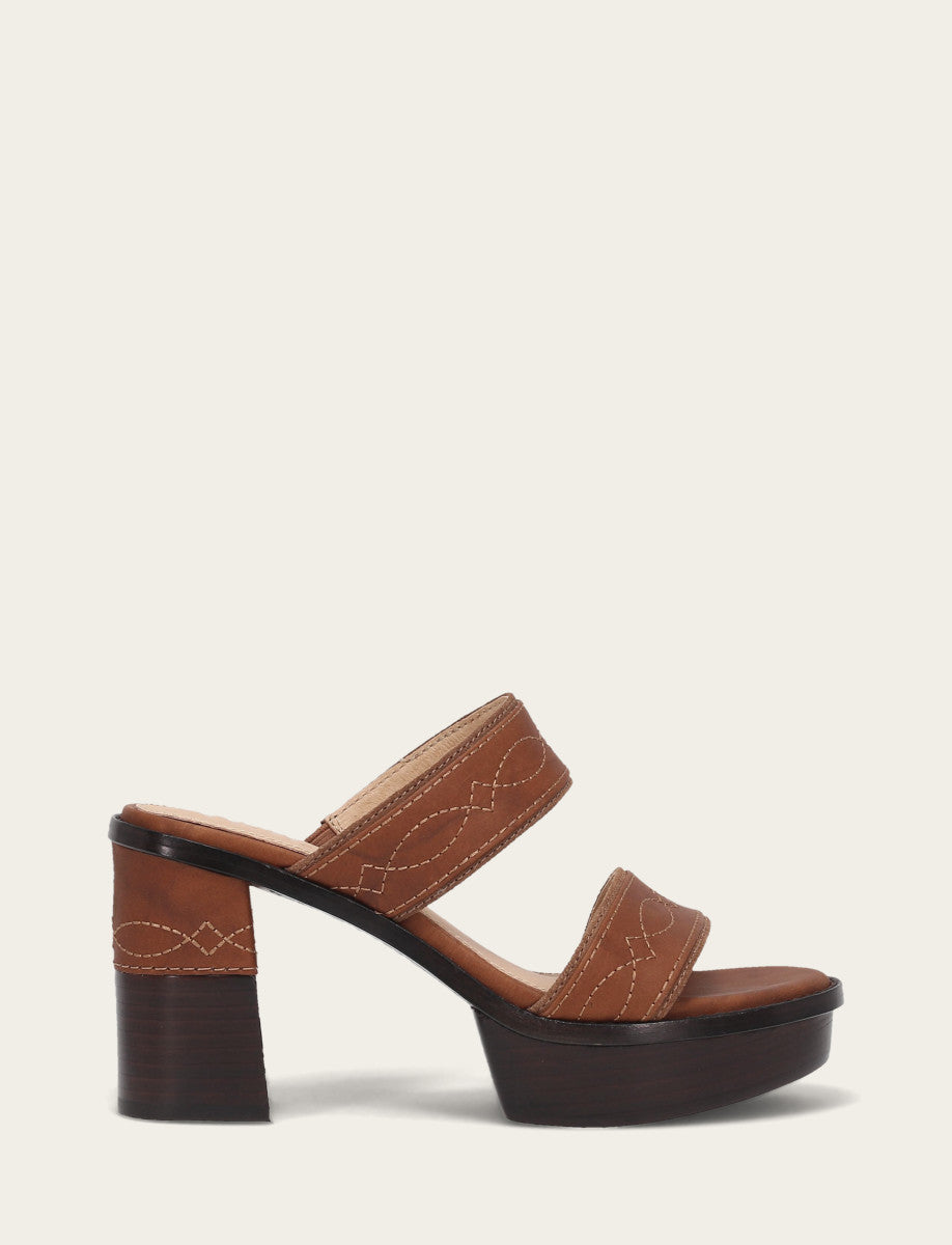 Women's Saddle Pipa Woodstock 2 Band Platform Sandals | Frye Special Offer
