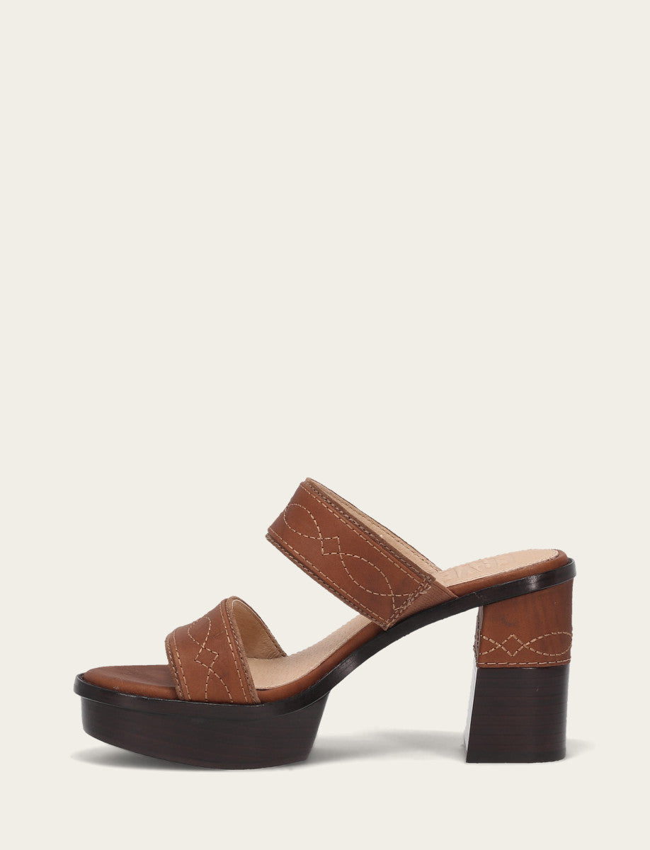 Women's Saddle Pipa Woodstock 2 Band Platform Sandals | Frye Special Offer
