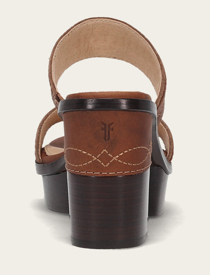 Women's Saddle Pipa Woodstock 2 Band Platform Sandals | Frye Special Offer