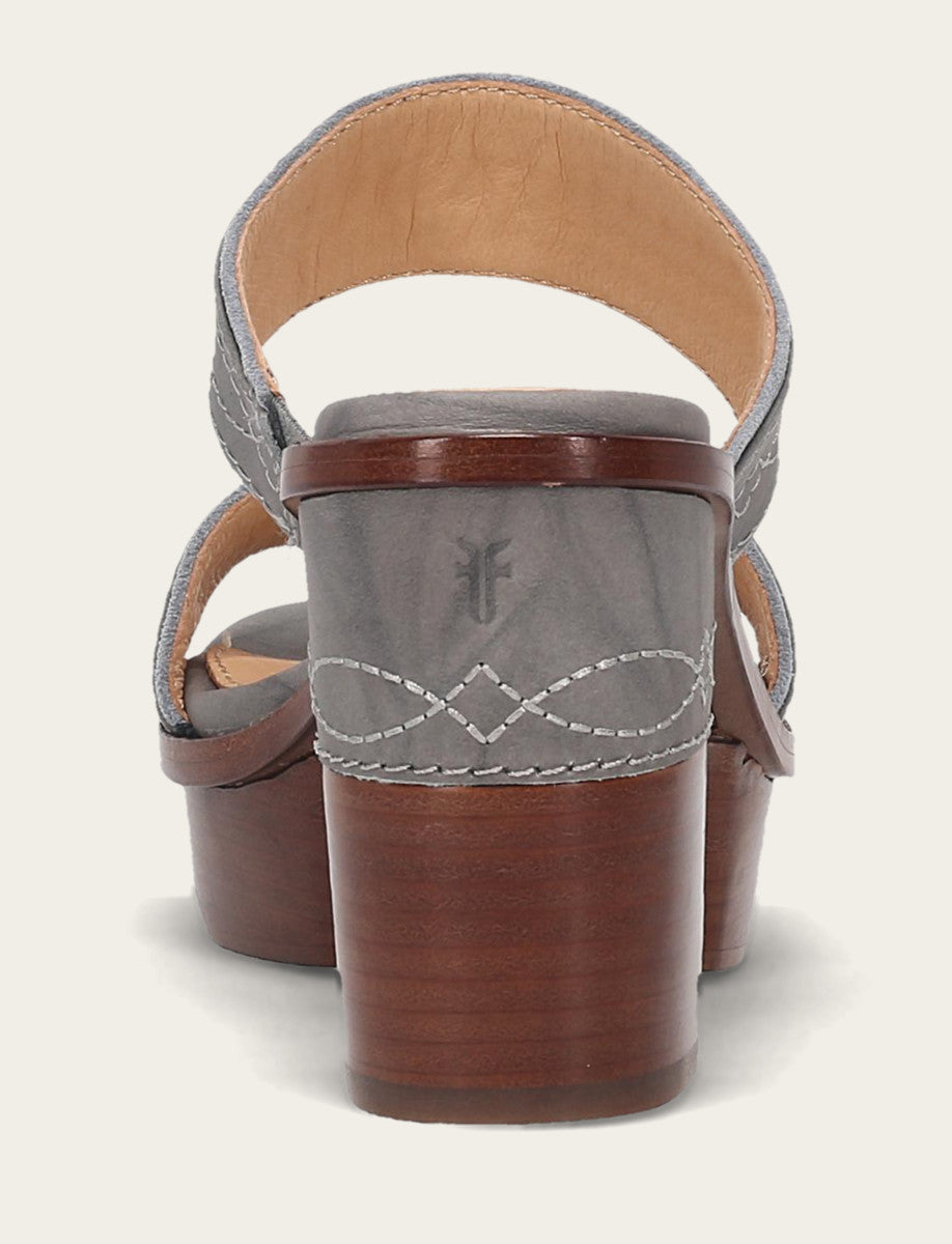 Women's Grey Sky Pipa Woodstock 2 Band Platform Sandals | Frye Deals