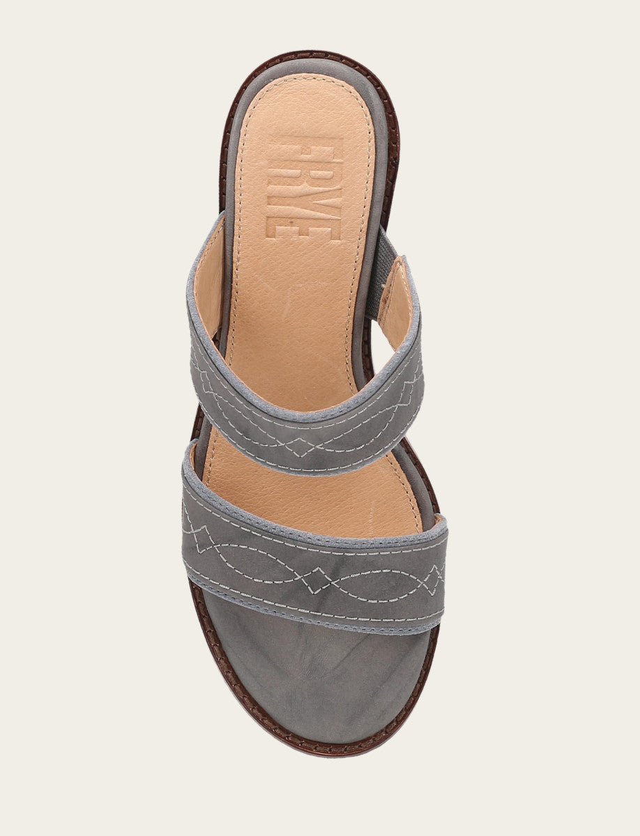 Women's Grey Sky Pipa Woodstock 2 Band Platform Sandals | Frye Deals