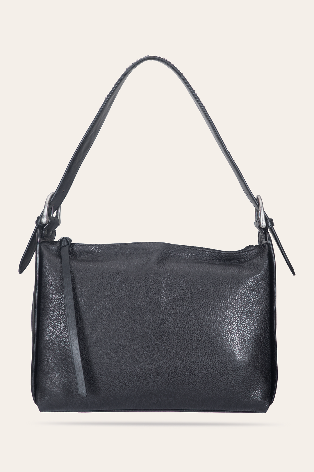 Women's Black Carla Studded Shoulder Bag | Frye Essential