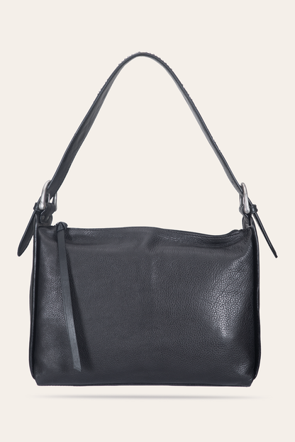 Women's Black Carla Studded Shoulder Bag | Frye Essential