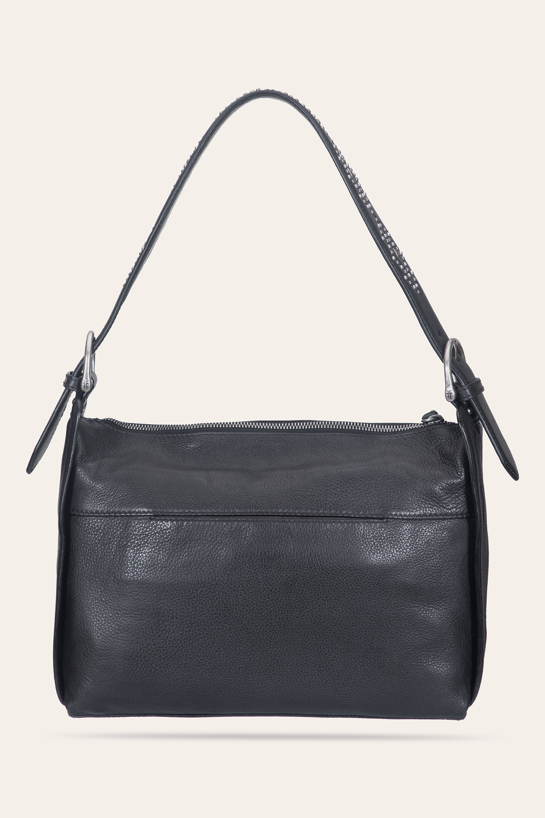 Women's Black Carla Studded Shoulder Bag | Frye Essential