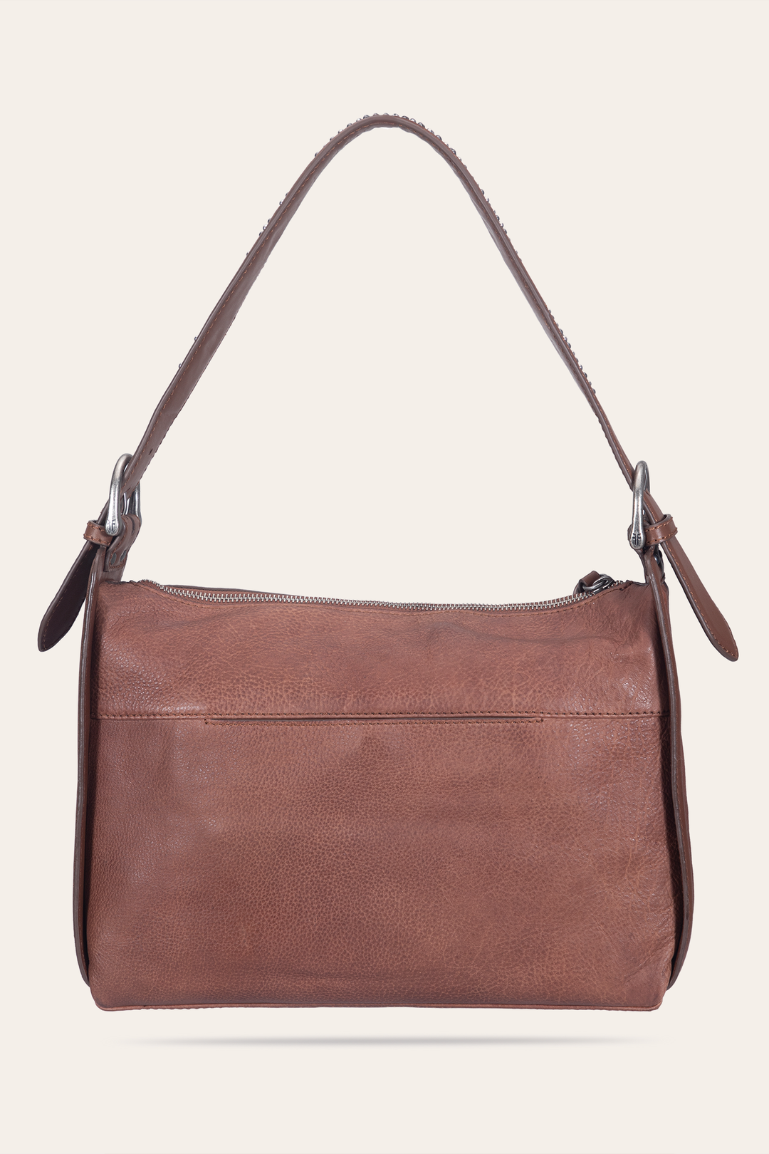 Women's Cognac Carla Studded Shoulder Bag | Frye Signature