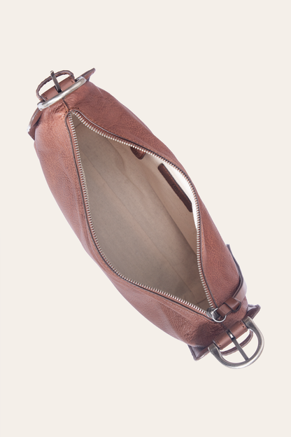 Women's Cognac Carla Studded Shoulder Bag | Frye Signature