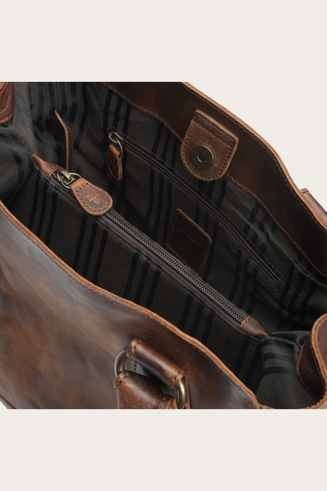 Melissa Dark Brown Tote | Frye Signature
