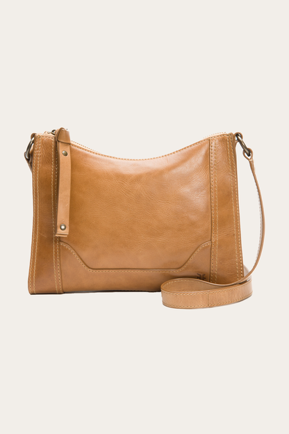 Melissa Zip Crossbody in Beige | Frye Value