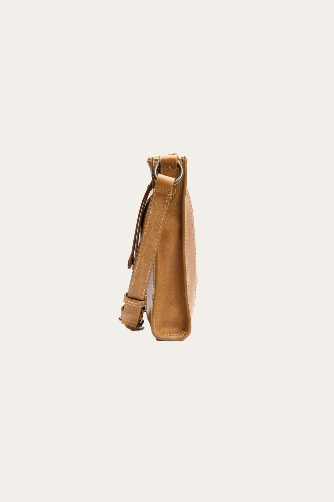 Melissa Zip Crossbody in Beige | Frye Value