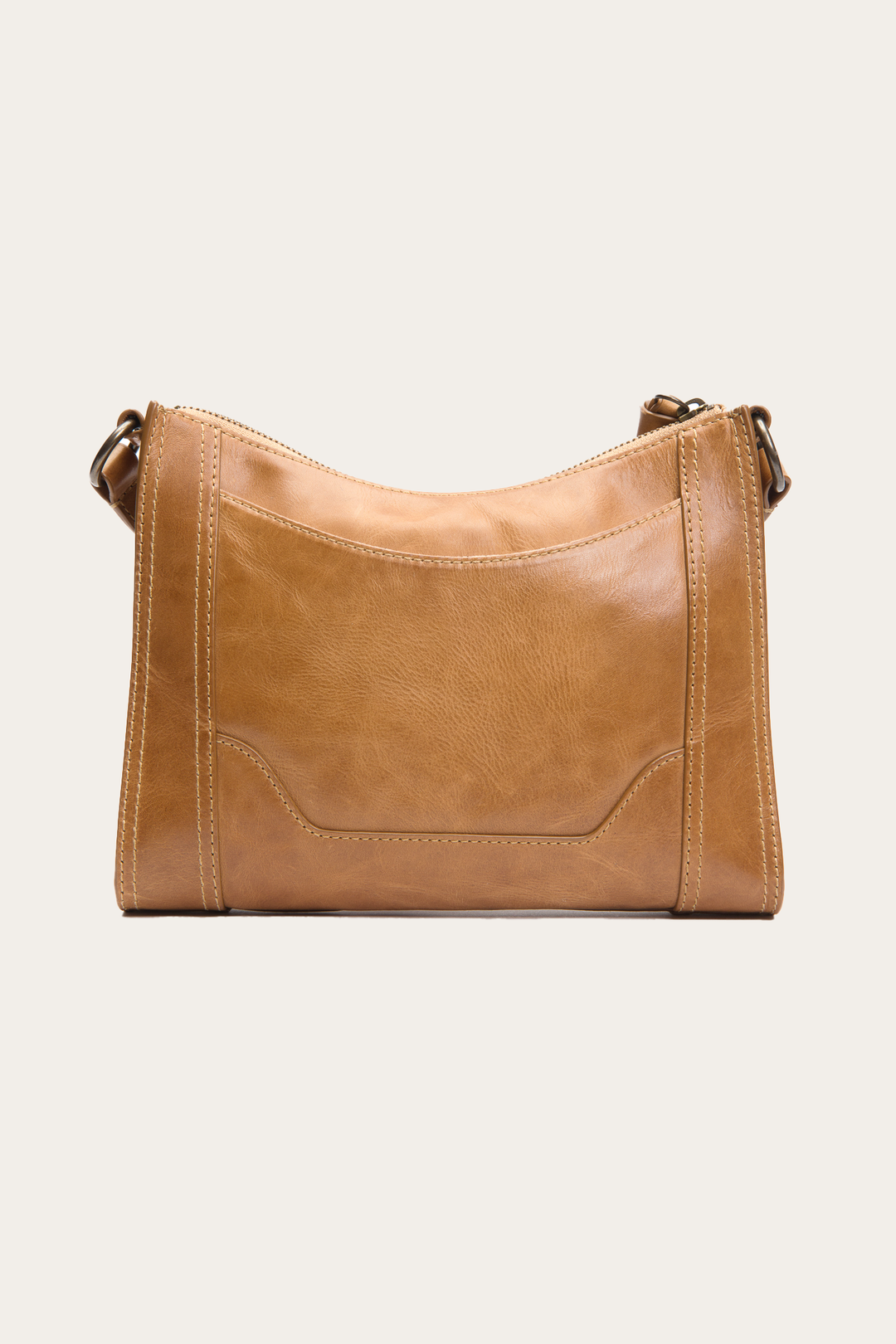 Melissa Zip Crossbody in Beige | Frye Value