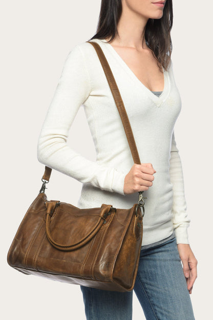 Melissa Cognac Satchel | Frye Best Price