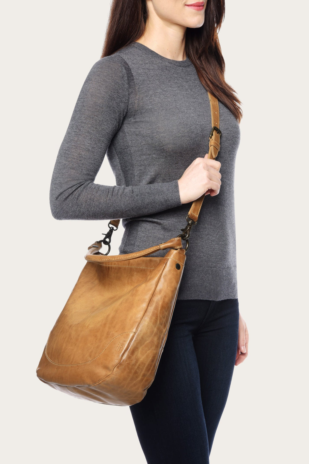 Melissa Beige Hobo | Frye Everyday